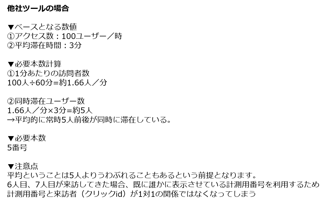 他社ツールの場合